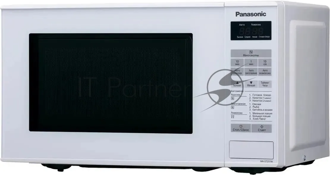 Микроволновая печь Panasonic NN-ST251WZPE, соло, белый