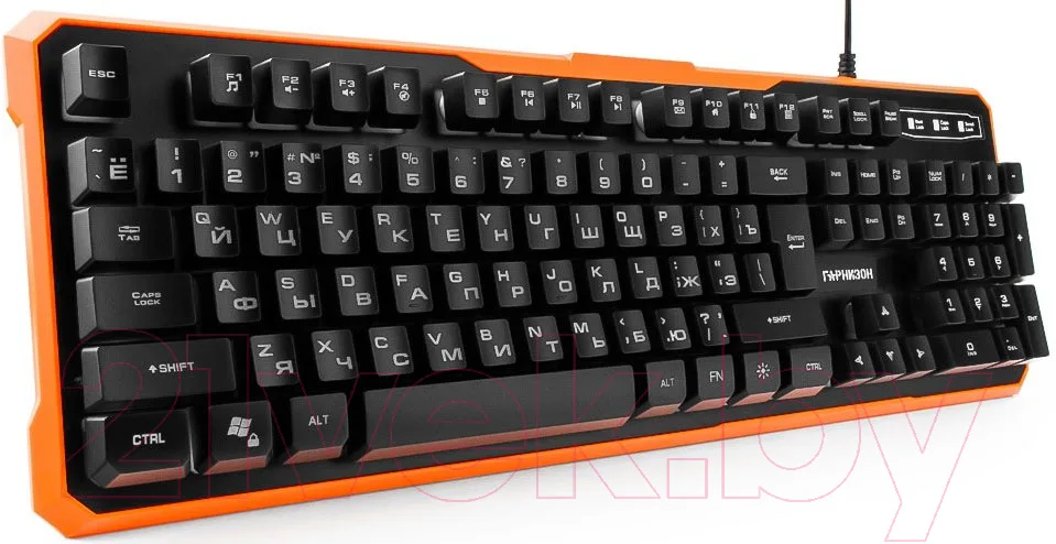 Клавиатура Гарнизон GK-320G 12, чёрный — фото 2