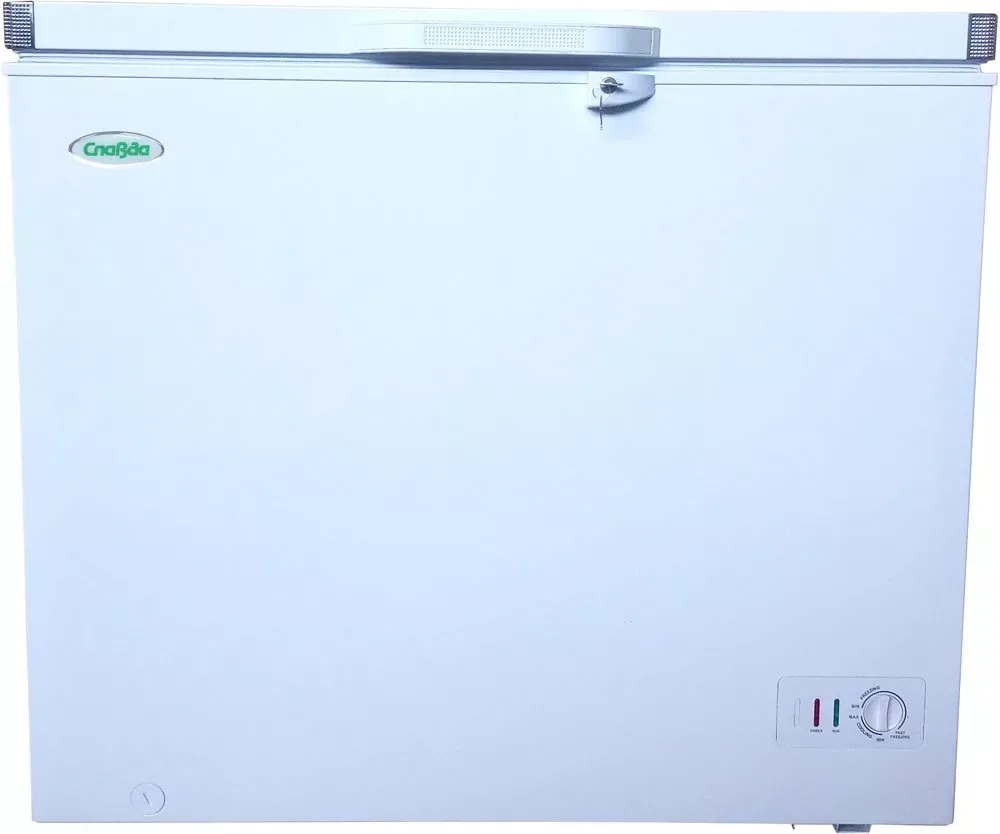 Морозильный ларь Славда FC-320C, глухая крышка, белый