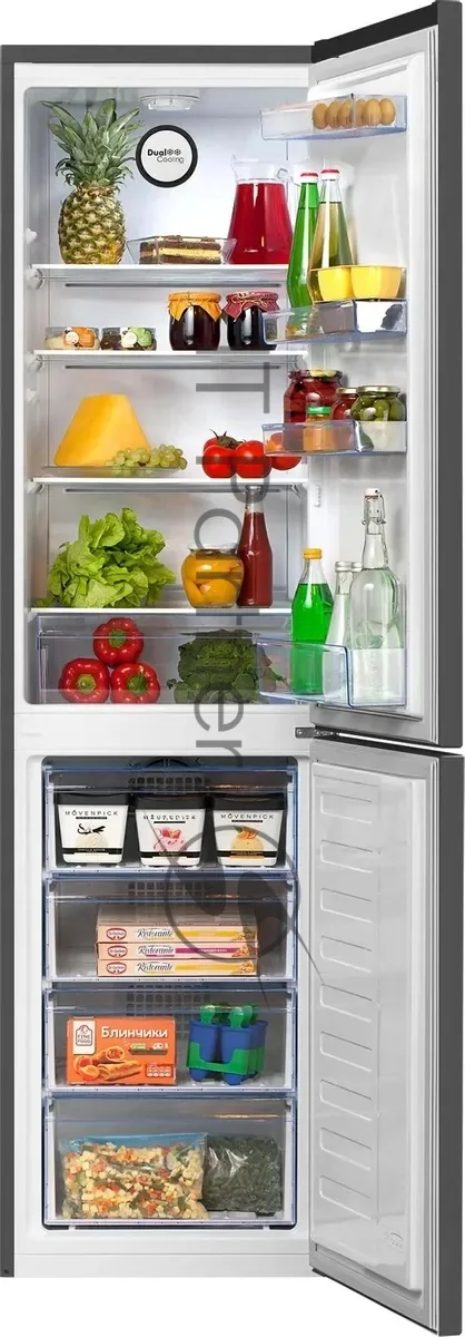 Холодильник Beko B1RCNK332G, двухкамерный, серый — фото 3