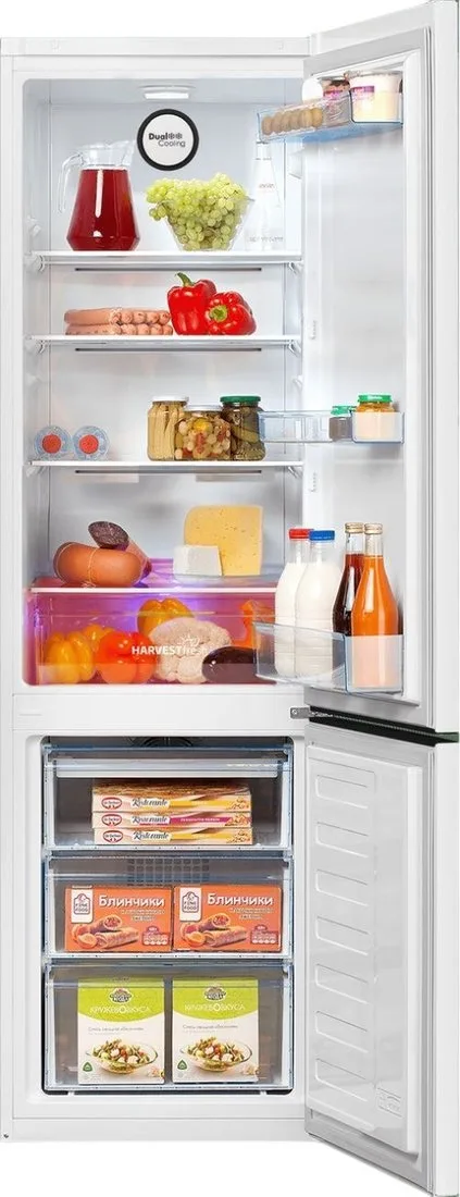 Холодильник Beko B3R0CNK312HW, двухкамерный, белый — фото 2