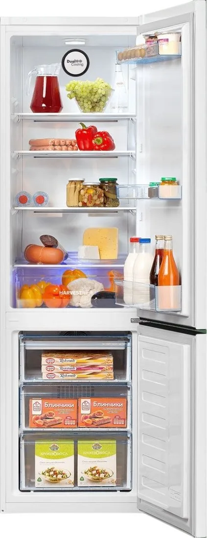 Холодильник Beko B3R0CNK312HW, двухкамерный, белый