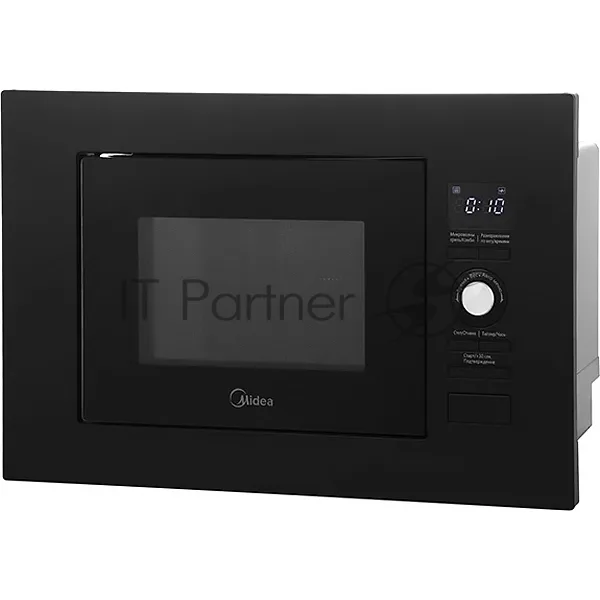 Встраиваемая микроволновая печь Midea AG820BJU-BL, соло, чёрный — фото 2