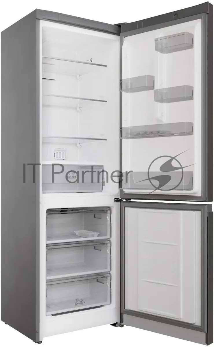 Холодильник Hotpoint HT 5180 MX, двухкамерный, нержавеющая сталь — фото 2