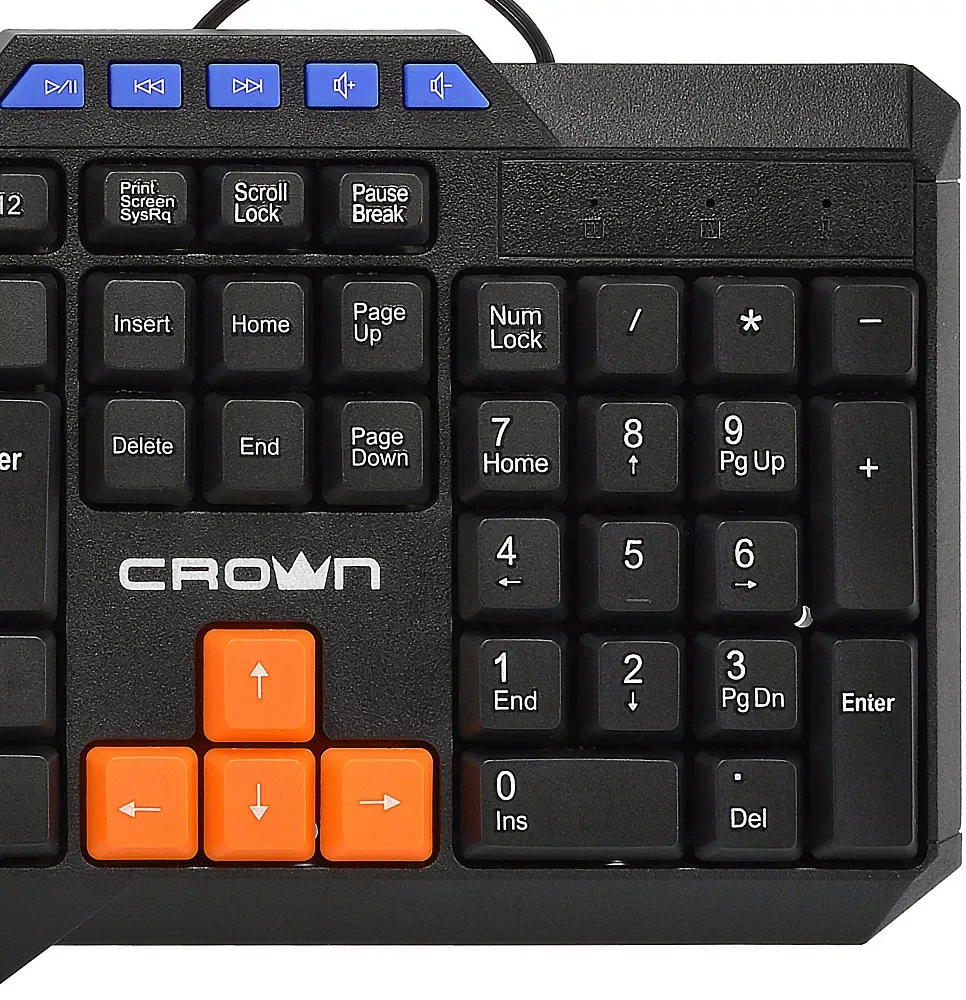Клавиатура Crown CMK-482, чёрный — фото 3