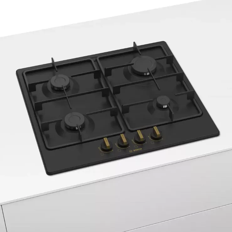 Газовая варочная панель Bosch PGP6B3B90R, чёрный — фото 2