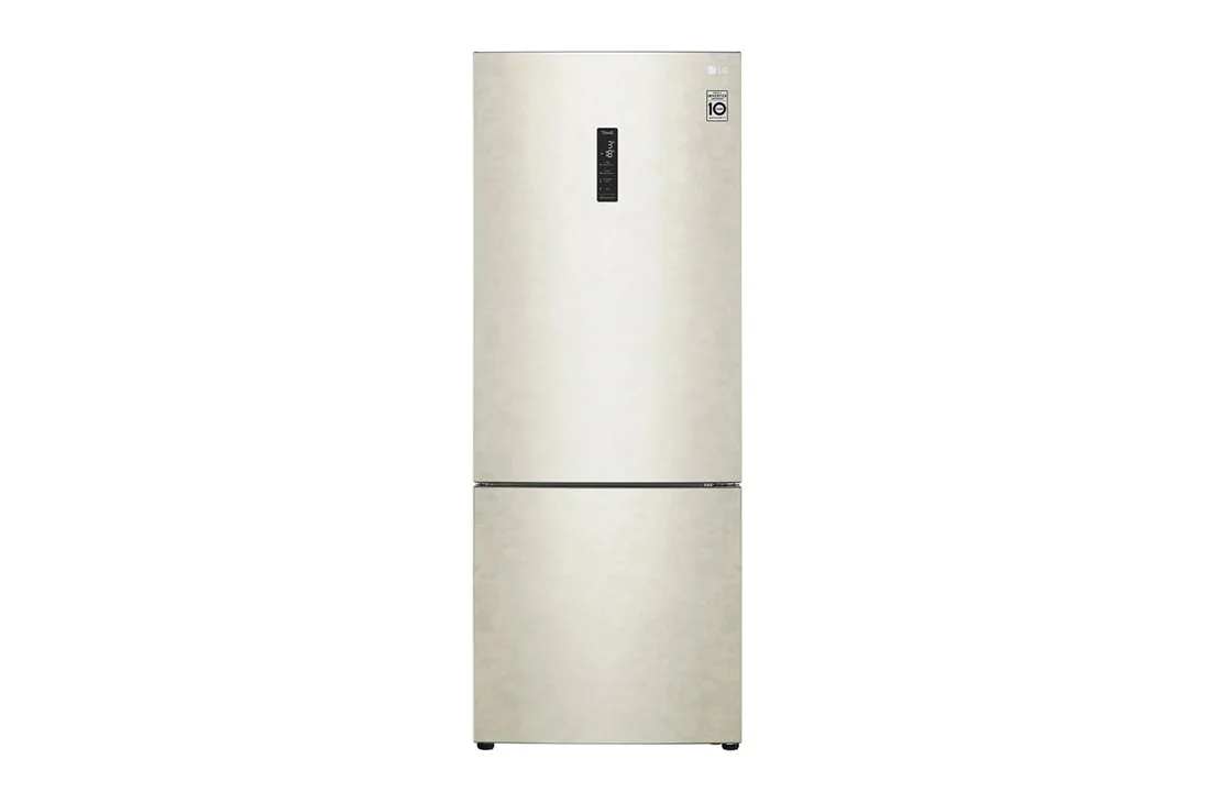 Холодильник LG GC-B569PECM, двухкамерный, бежевый