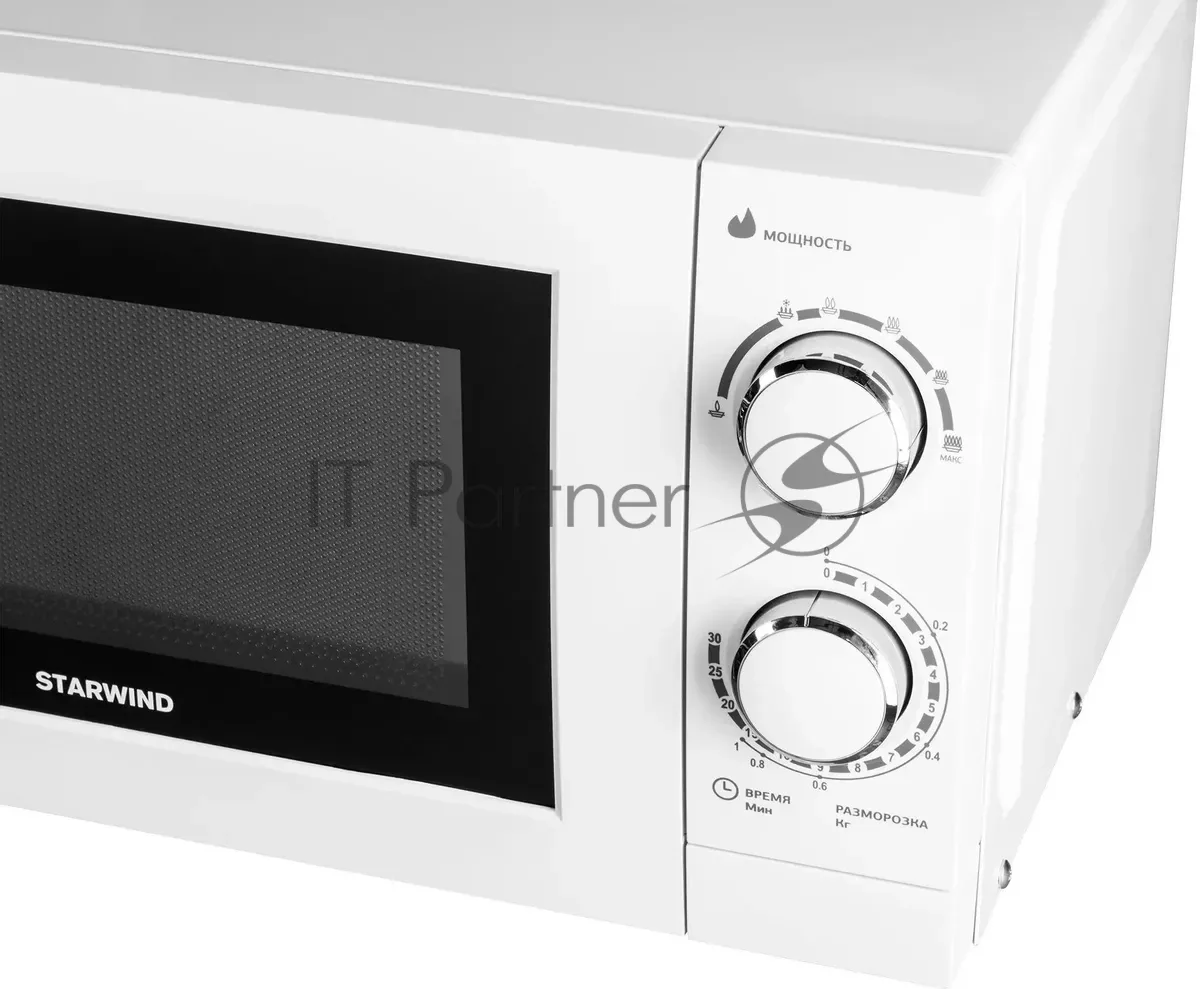 Микроволновая печь Starwind SMW3820, соло, белый — фото 4