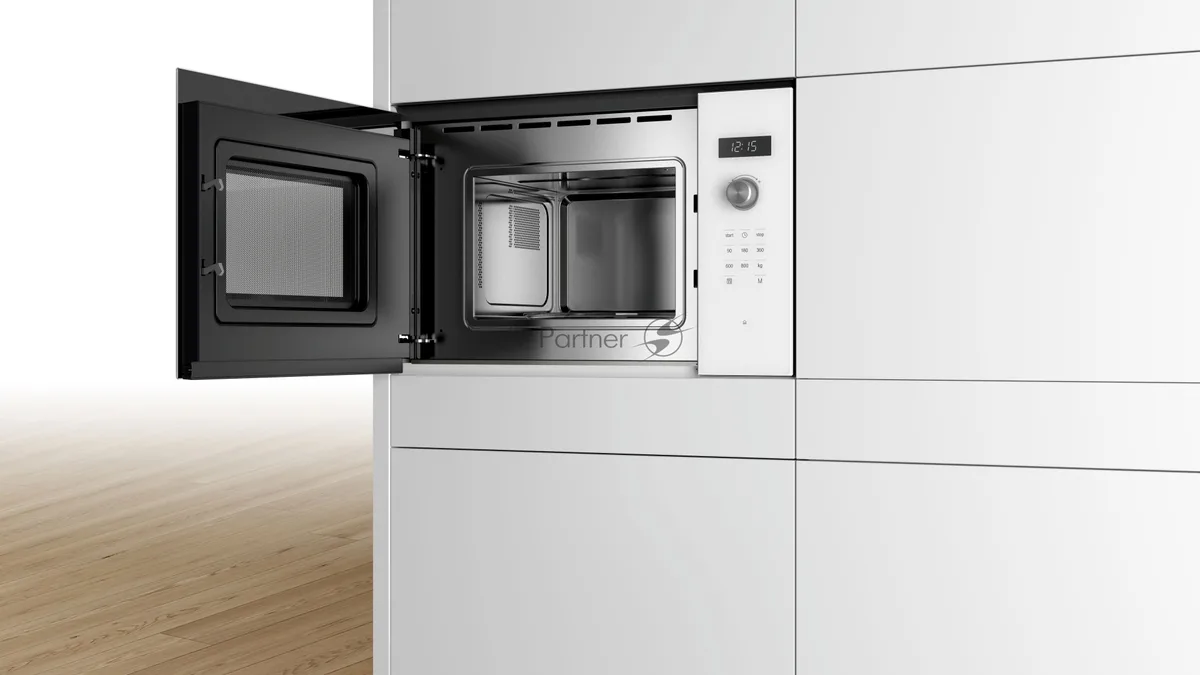 Встраиваемая микроволновая печь Bosch BFL524MW0, соло, белый — фото 4