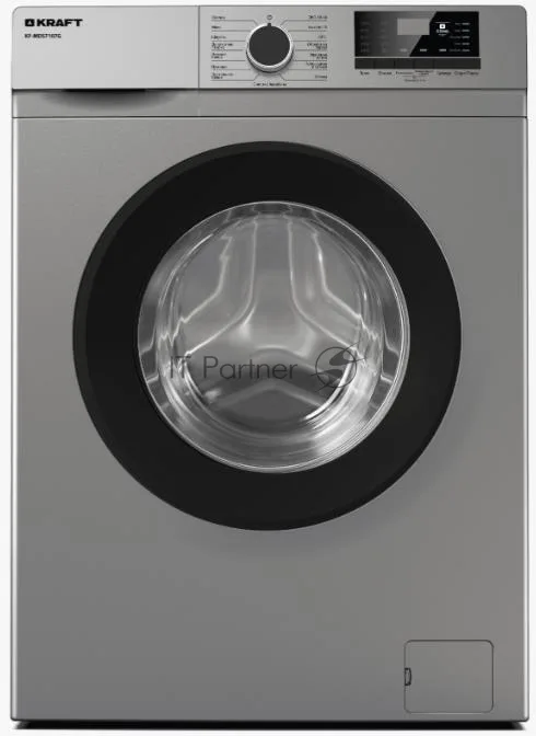 Стиральная машина Kraft KF-MDS6107G, фронтальная загрузка, серый — фото 2