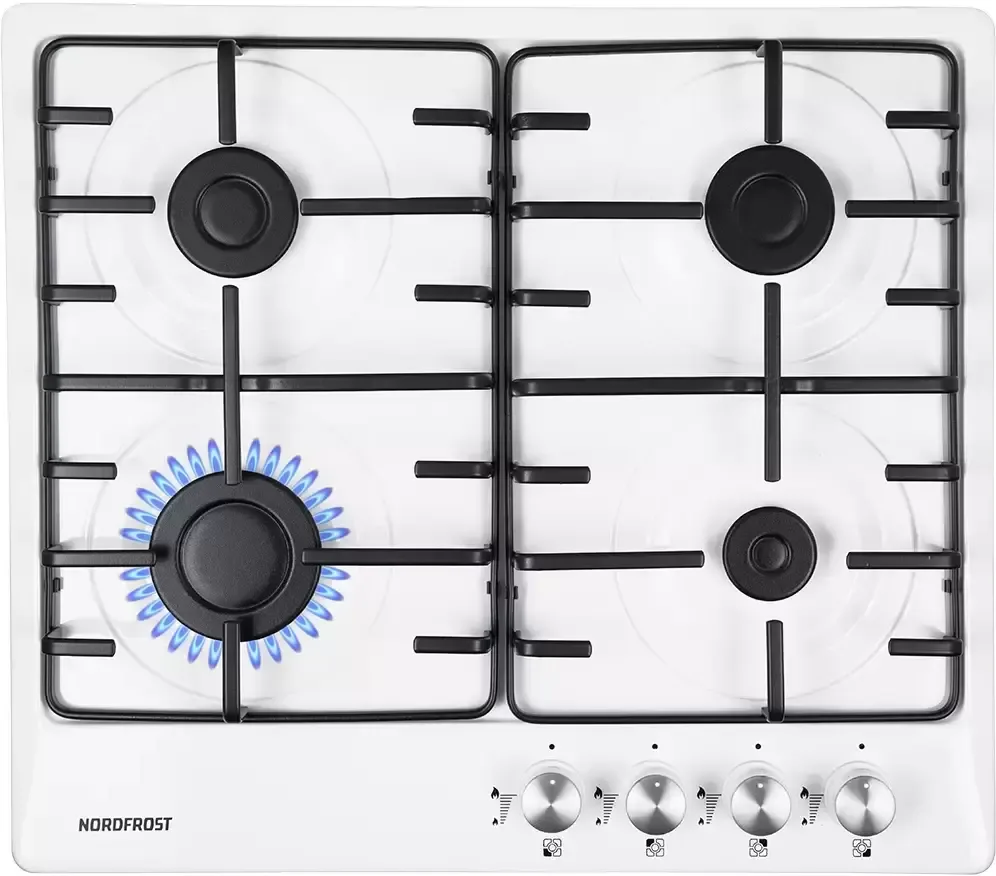 Газовая варочная панель Nordfrost HS 6040 W, бежевый