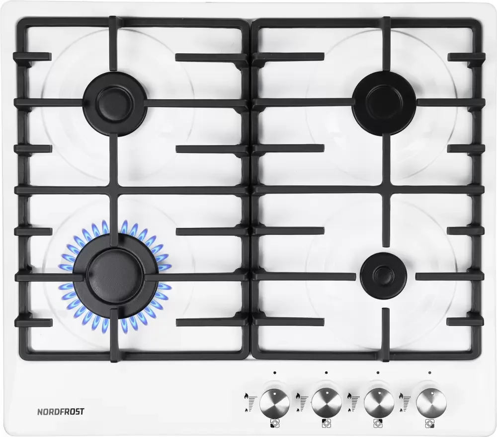 Газовая варочная панель Nordfrost HS 6041 W, белый