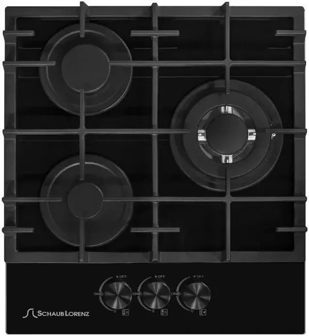 Газовая варочная панель Willmark WGH-4601BLR, чёрный