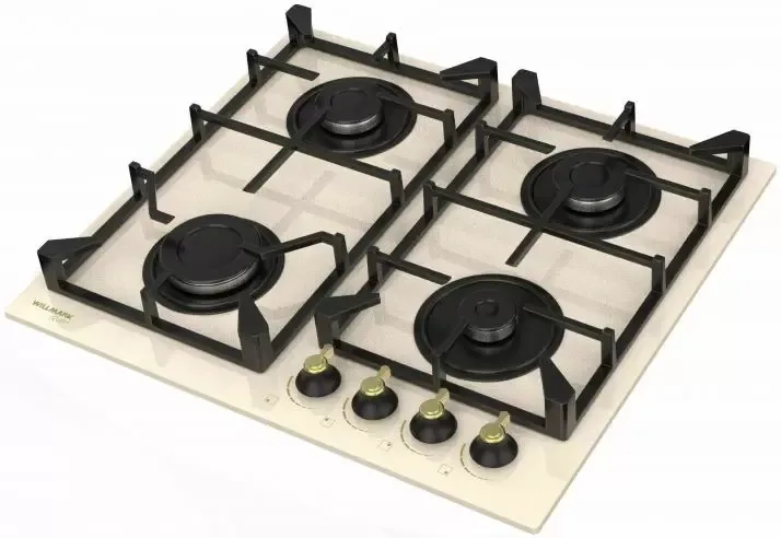 Газовая варочная панель Willmark WGH-4602BR, бежевый