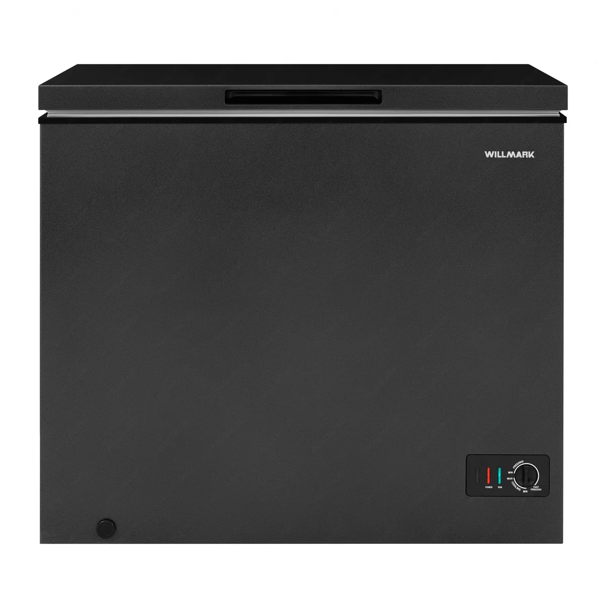 Морозильный ларь Willmark CF-310BS, глухая крышка, чёрный
