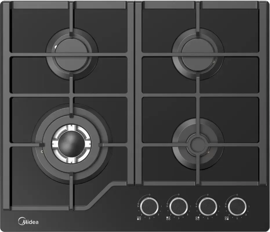 Газовая варочная панель Midea MG696VGB, белый