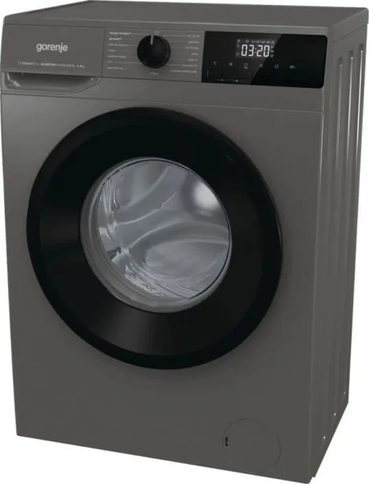 Стиральная машина Gorenje W2NHPI62SCSS, фронтальная загрузка, серебристый — фото 2