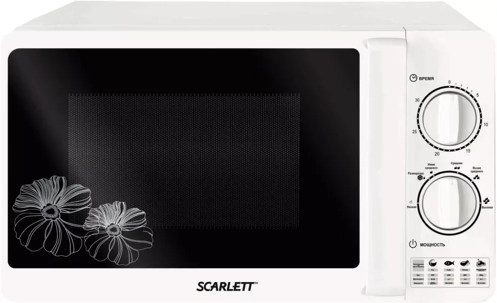 Микроволновая печь Scarlett SC-MW9020S01M, соло, белый