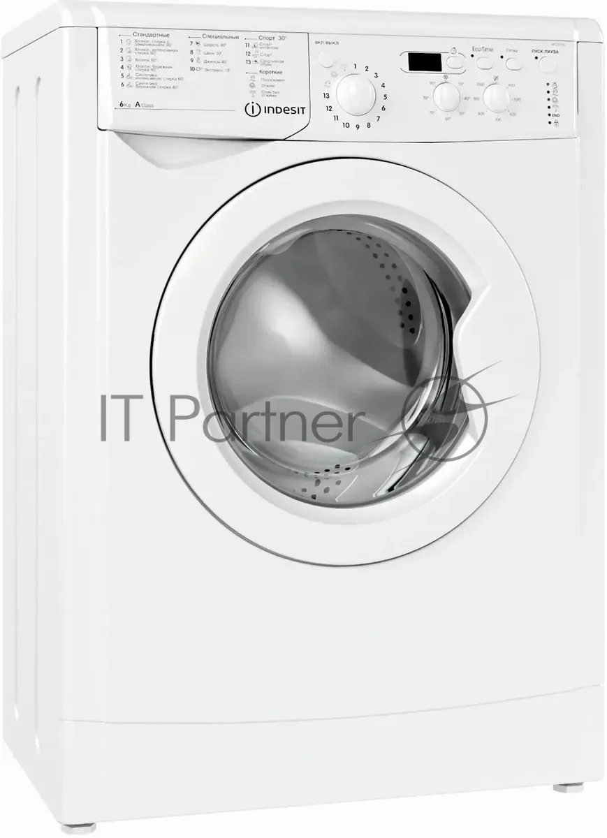 Стиральная машина Indesit IWSD 6105, белый — фото 2