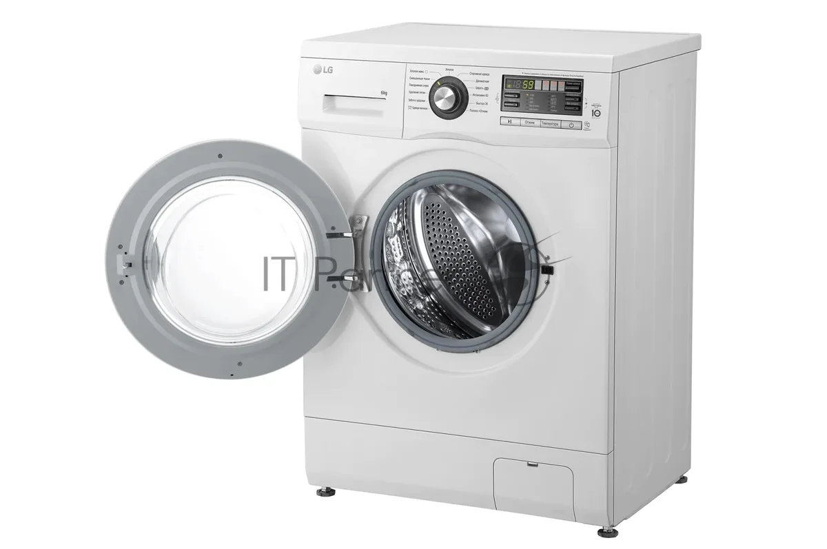 Стиральная машина LG Mega 2 Refresh F1096ND3, фронтальная загрузка, белый — фото 3