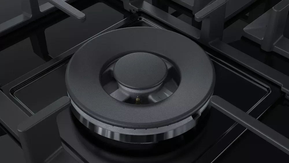 Газовая варочная панель Bosch PPQ7A6B90R, чёрный — фото 3