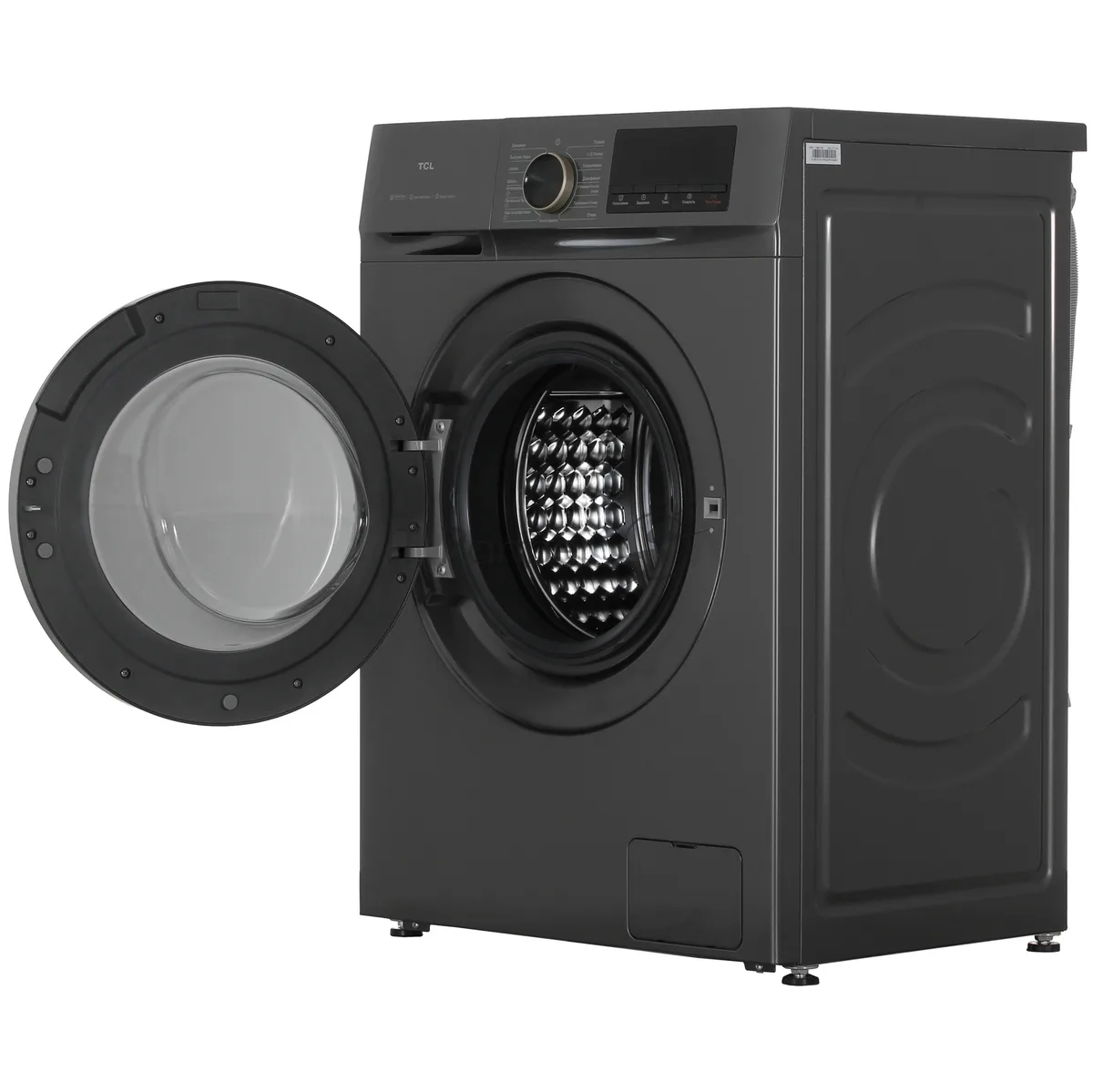 Стиральная машина TCL TWRP-1108W12G2, фронтальная загрузка, серый