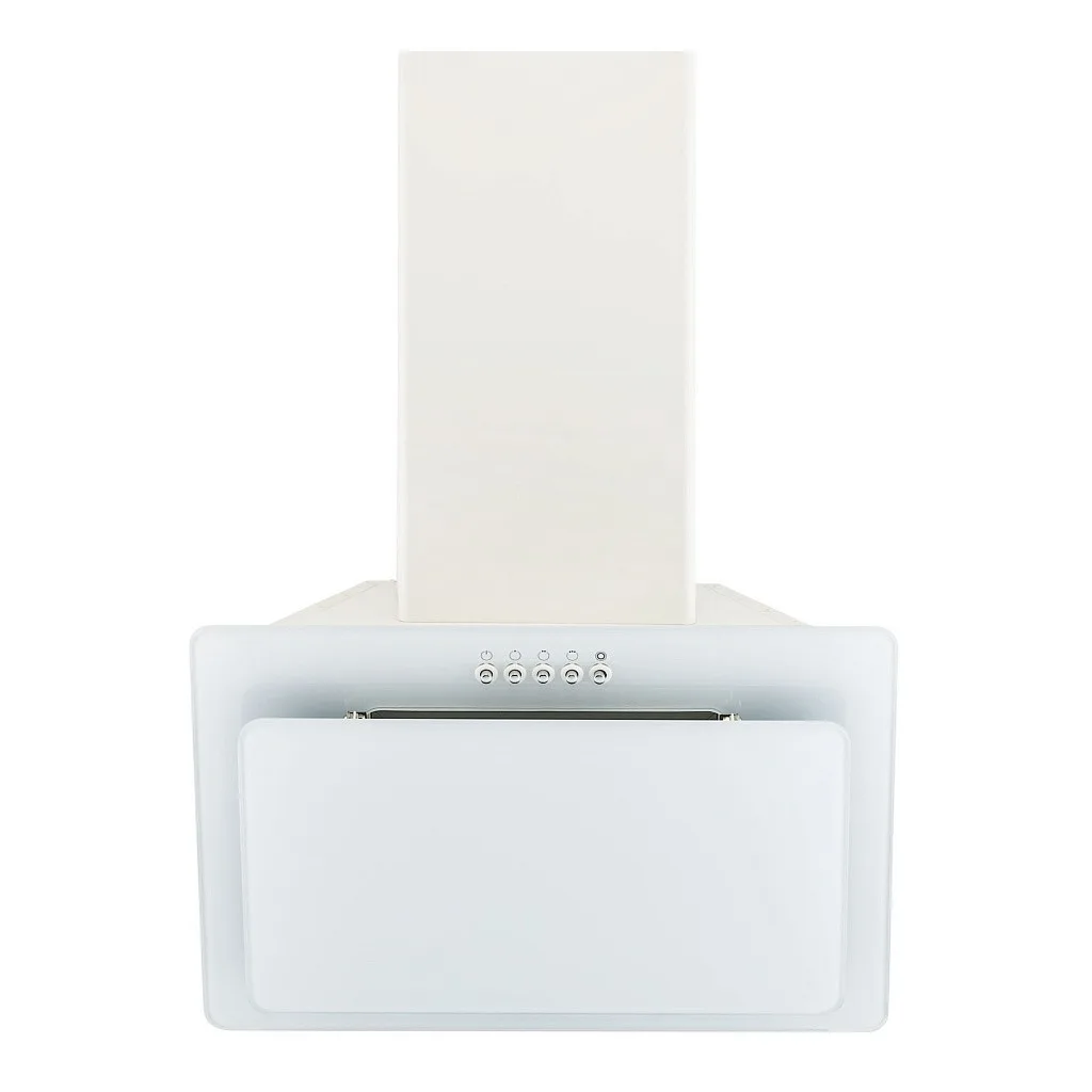 Вытяжка Krona LIVA 500 WHITE PB, наклонная, белый