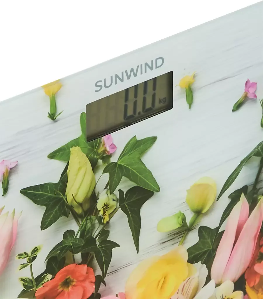 Напольные весы SunWind SSB050, белый — фото 2