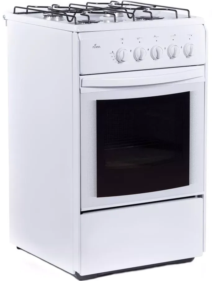Газовая плита Flama RG 24019 W, напольная, белый