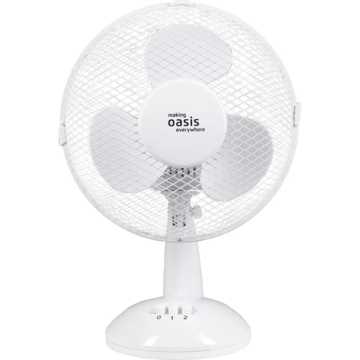 Вентилятор Oasis VT-25W2, настольный, белый