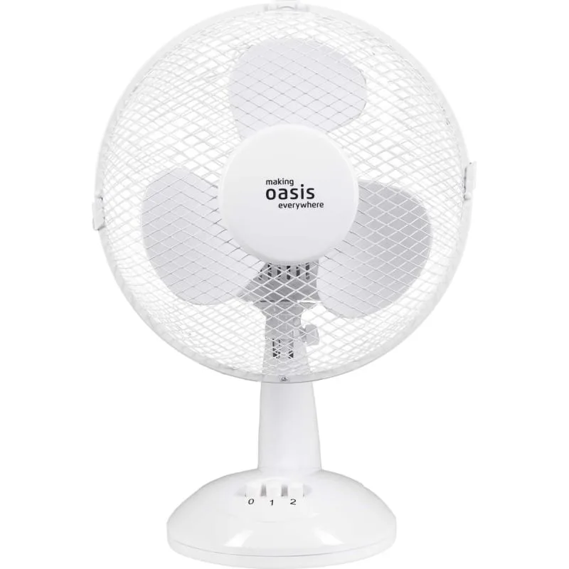 Вентилятор Oasis VT-25W2, настольный, белый — фото 2