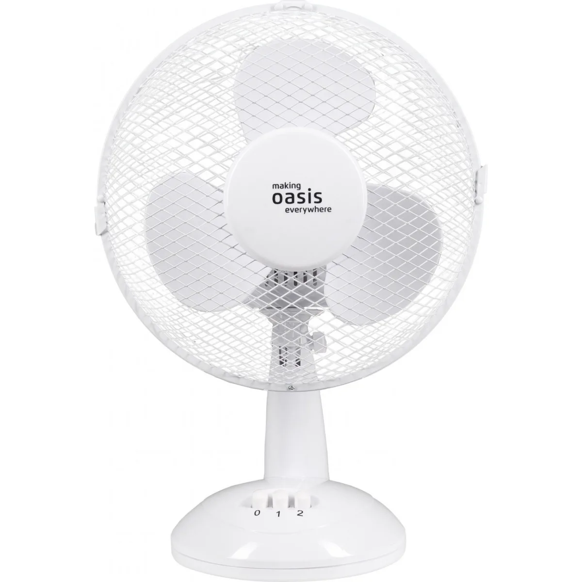 Вентилятор Oasis VT-35W3, настольный, белый