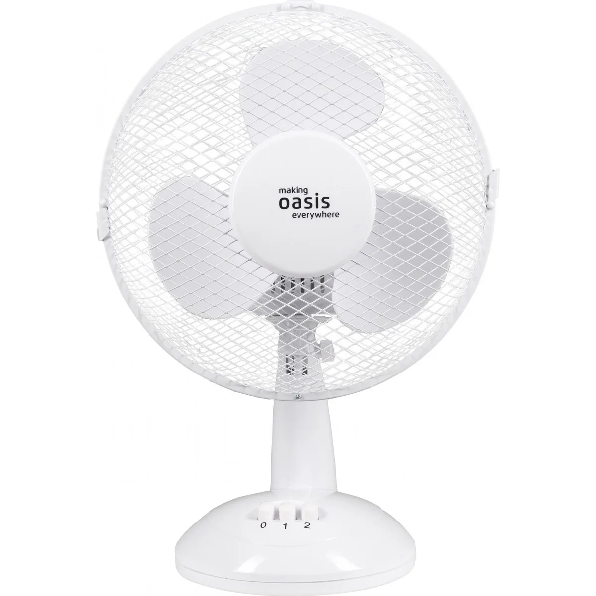 Вентилятор Oasis VT-35W3, настольный, белый — фото 2