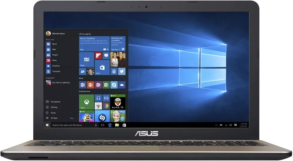 Ноутбук ASUS VivoBook X540MA-GQ120, 15.6", Pentium N5000, 4 ГБ, 500 ГБ HDD, коричневый