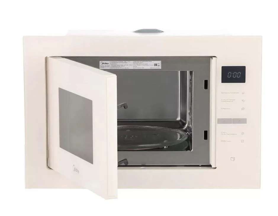 Встраиваемая микроволновая печь Midea MI10250GI, белый — фото 2