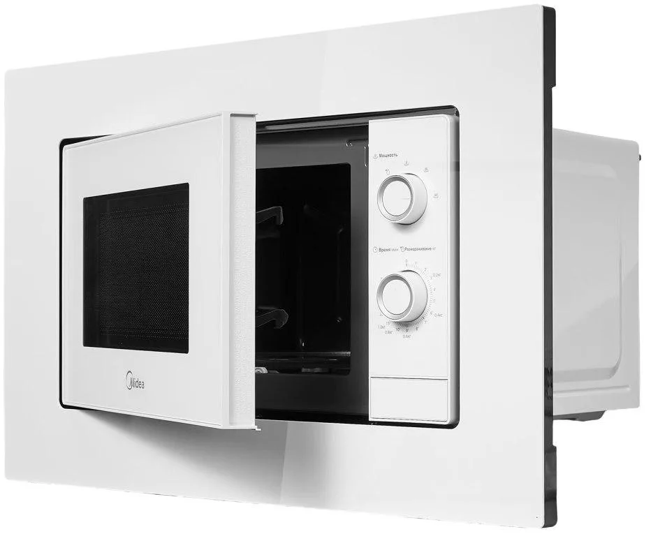 Встраиваемая микроволновая печь Midea MI50203W, белый — фото 3