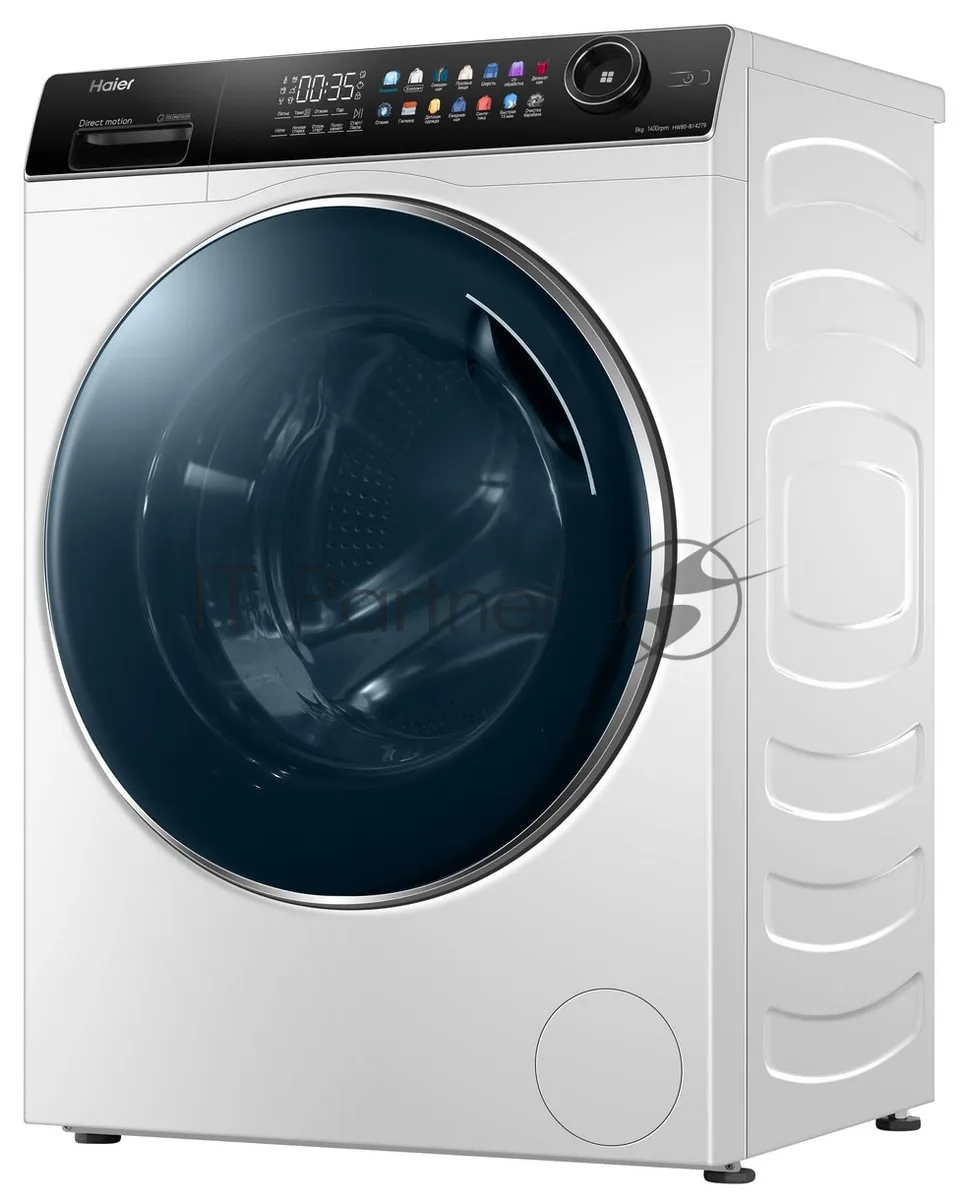 Стиральная машина Haier HW80-B14279, фронтальная загрузка, белый — фото 3