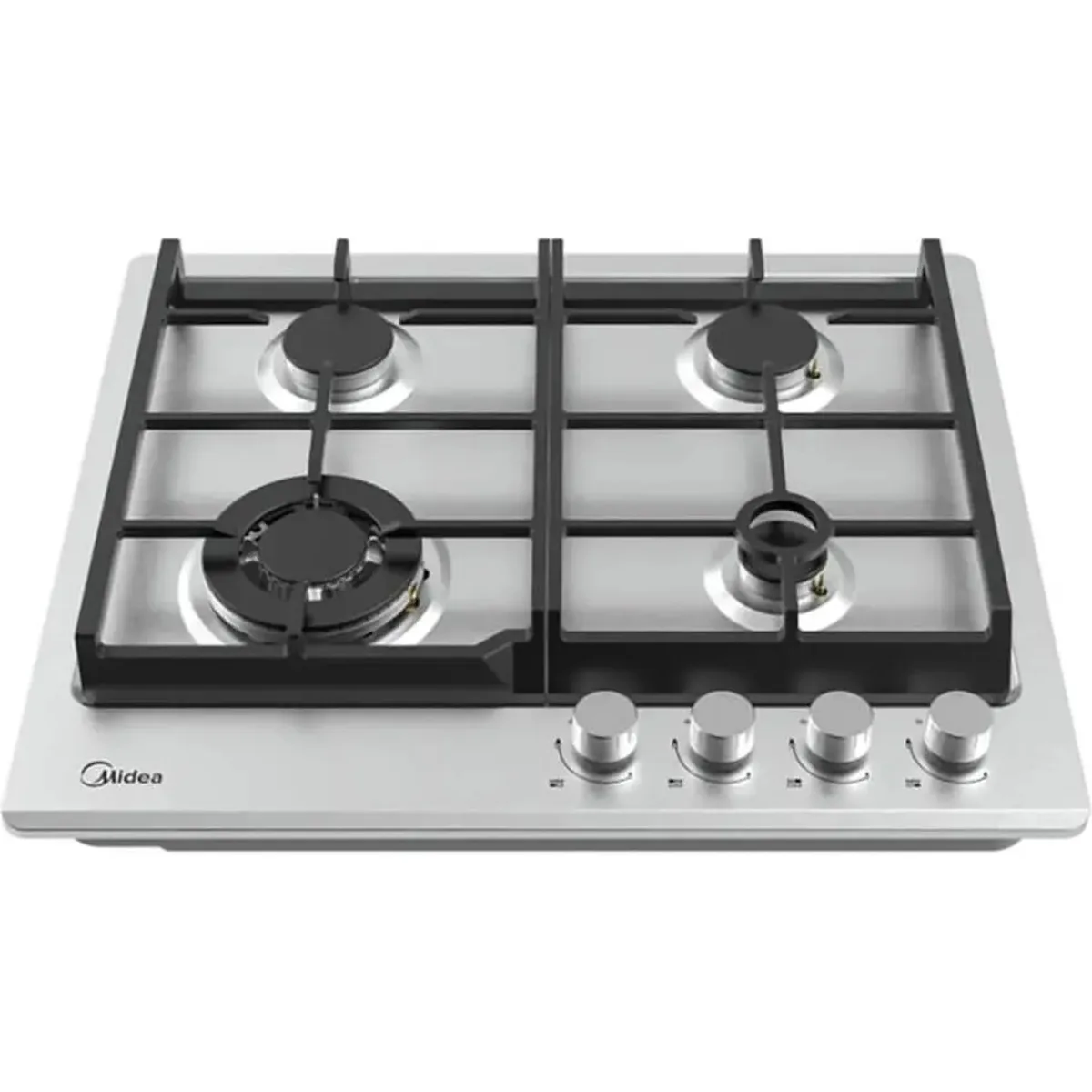 Газовая варочная панель Midea MG593TX, нержавеющая сталь — фото 2