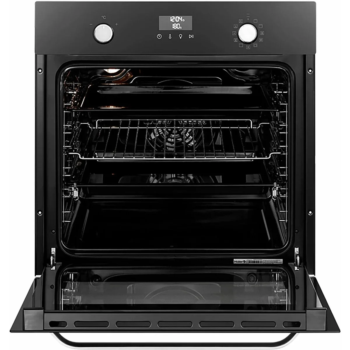 Духовой шкаф Haier HOX-P11HGB, электрический, чёрный — фото 2