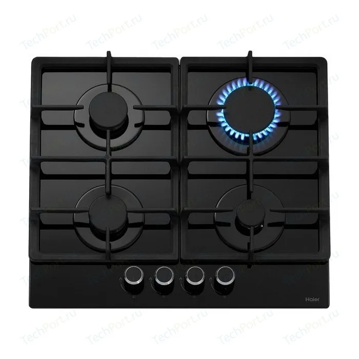 Газовая варочная панель Haier HHX-G64CNB, чёрный