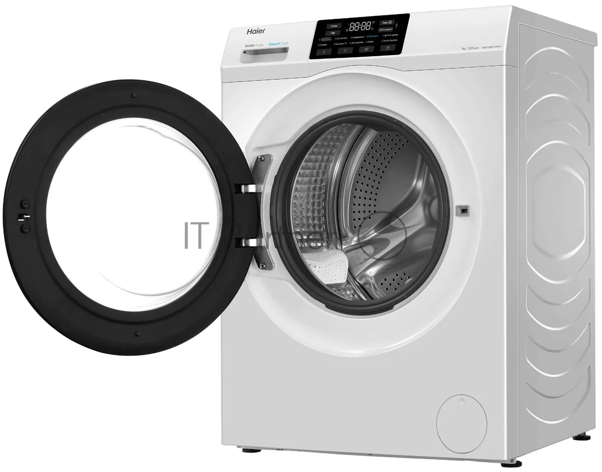 Стиральная машина Haier HW70-BP12919, вертикальная загрузка, белый — фото 2