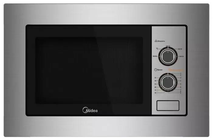 Встраиваемая микроволновая печь Midea MM820B2Q-SS, соло, серебристый — фото 3