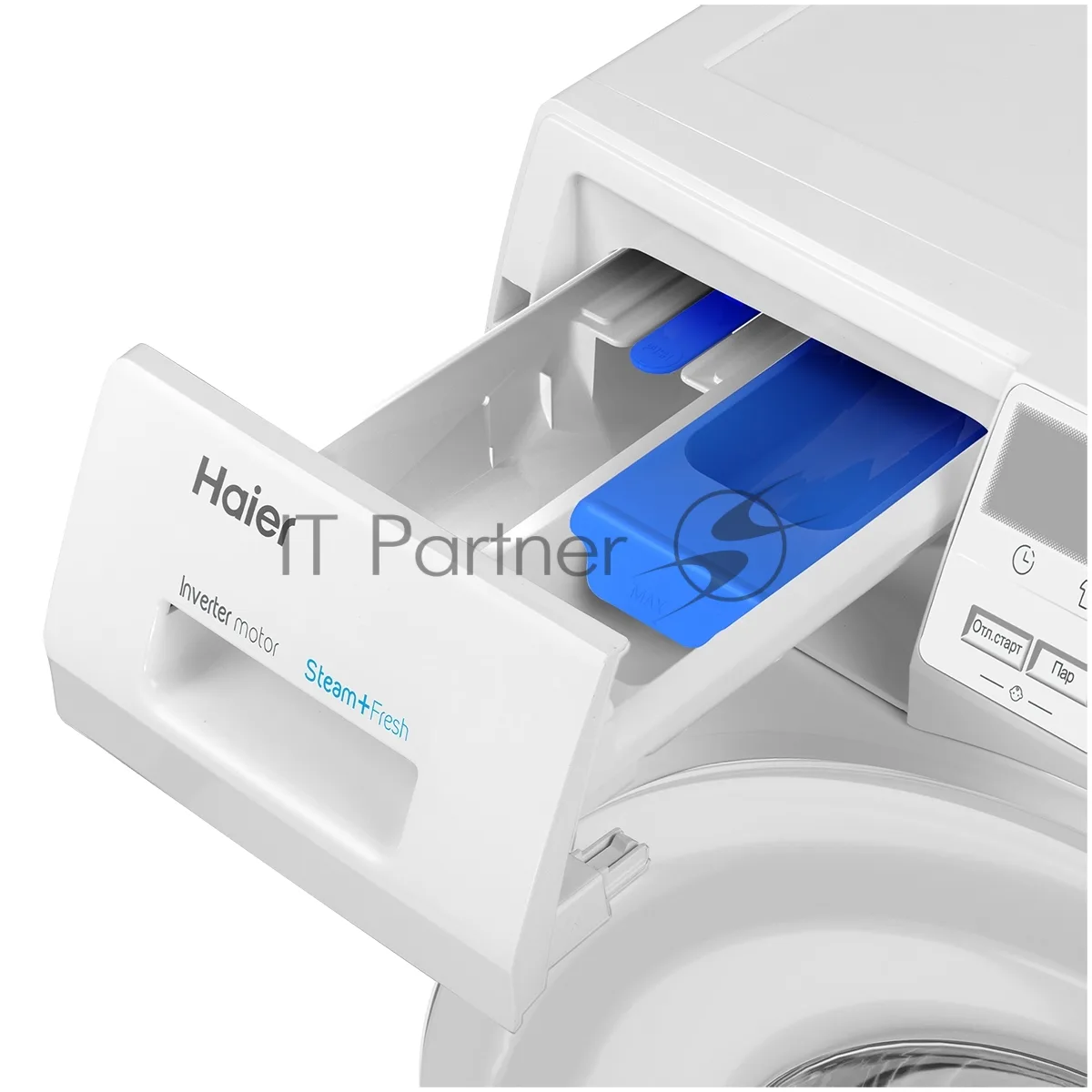 Стиральная машина Haier HW60-BP12929BE, вертикальная загрузка, белый — фото 3