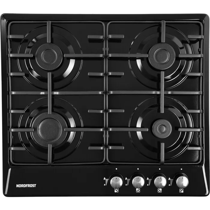 Газовая варочная панель Nordfrost HS 6040 B, чёрный