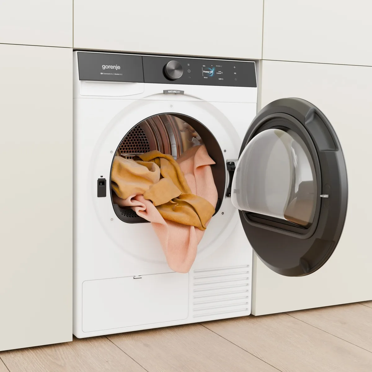 Сушильная машина Gorenje DG81DPS, с тепловым насосом, белый — фото 2