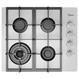 Газовая варочная панель Midea MG685TGW, белый — фото 2