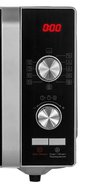 Микроволновая печь Midea AM720KFR-BS, соло, серебристый — фото 3