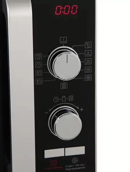 Микроволновая печь Midea AM720KFR-BS, соло, серебристый — фото 2