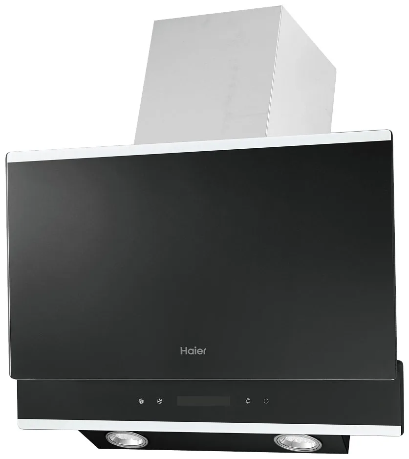 Вытяжка Haier HVX-W672GBX, наклонная, чёрный