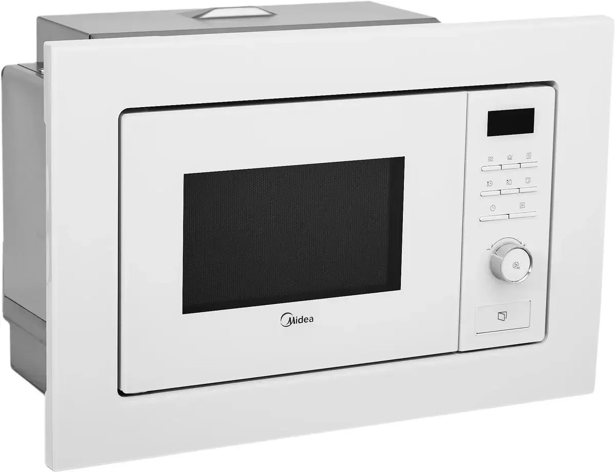 Встраиваемая микроволновая печь Midea MI72200W, соло, белый